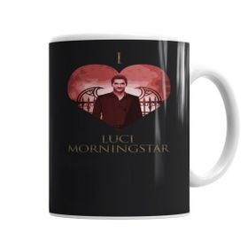 Baskı Dükkanı KB6281 I Love Luci Morningstar Porselen Kupa Bardak