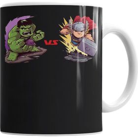 Baskı Dükkanı KB6290 Hulk Ve Thor Porselen Kupa Bardak
