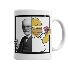 Baskı Dükkanı KB6296 Homer Freud Porselen Kupa Bardak