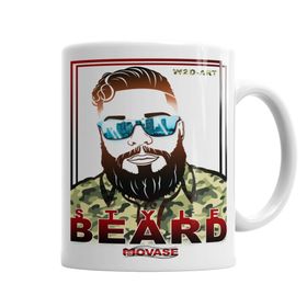 Baskı Dükkanı KB6303 M1 Style Beard Porselen Kupa Bardak