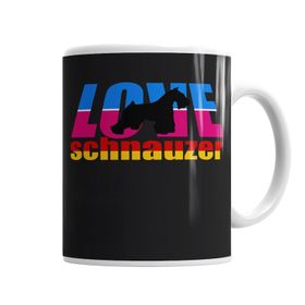 Baskı Dükkanı KB6316 Love Schnauzer Porselen Kupa Bardak