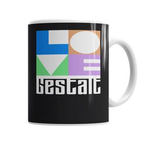 Baskı Dükkanı KB6318 Love Gestalt Porselen Kupa Bardak