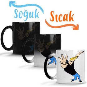 Baskı Dükkanı KB632 Johnny Bravo Porselen Kupa Bardak