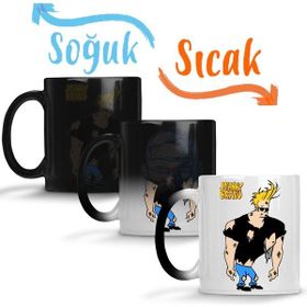 Baskı Dükkanı KB632 Johnny Bravo Porselen Kupa Bardak