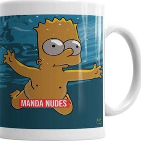 Baskı Dükkanı KB6332 Lion Manda Nudes Porselen Kupa Bardak