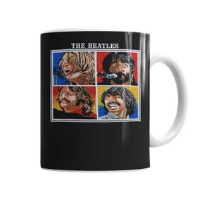 Baskı Dükkanı KB6339 Let It Be Beatles Vintage Porselen Kupa Bardak