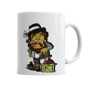 Baskı Dükkanı KB6340 Leprechaun Porselen Kupa Bardak