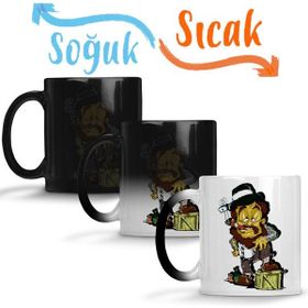 Baskı Dükkanı KB6340 Leprechaun Porselen Kupa Bardak