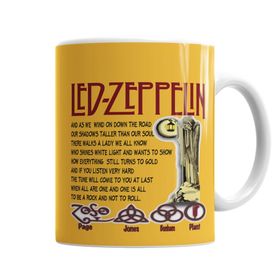 Baskı Dükkanı KB6343 Led Zepplin Porselen Kupa Bardak