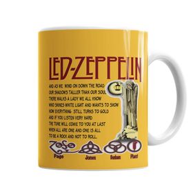 Baskı Dükkanı KB6343 Led Zepplin Porselen Kupa Bardak