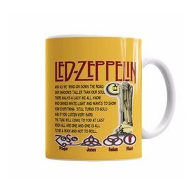 Baskı Dükkanı KB6343 Led Zepplin Porselen Kupa Bardak