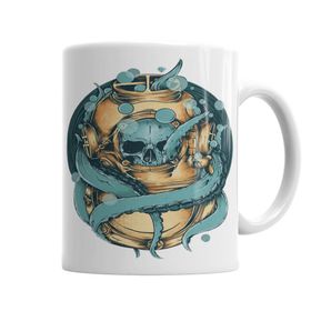 Baskı Dükkanı KB6344 Leagues Under The Sea Porselen Kupa Bardak