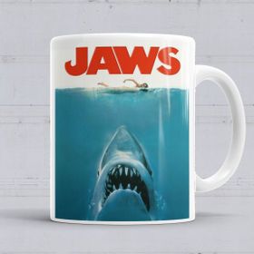 Baskı Dükkanı KB636 Jaws Horror Korku Film Movie Spielberg Crossover Kupa Bardak