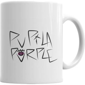 Baskı Dükkanı KB6372 Kpupila Purple Grafite Porselen Kupa Bardak