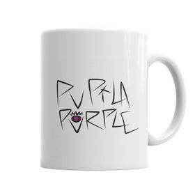 Baskı Dükkanı KB6372 Kpupila Purple Grafite Porselen Kupa Bardak
