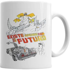 Baskı Dükkanı KB6386 King De Volta Para O Futuro Porselen Kupa Bardak
