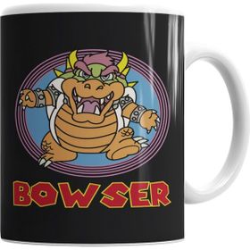 Baskı Dükkanı KB6388 King Bowser Super Mario Classica Fanart Porselen Kupa Bardak