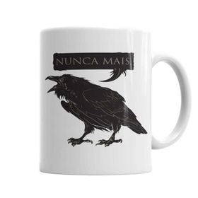 Baskı Dükkanı KB6401 Nevermore Porselen Kupa Bardak