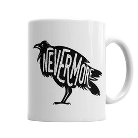 Baskı Dükkanı KB6402 Nevermore Porselen Kupa Bardak