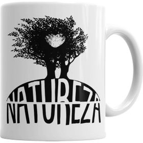 Baskı Dükkanı KB6404 Natureza Porselen Kupa Bardak