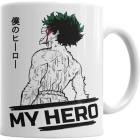 Baskı Dükkanı KB6417 My Hero Midoriya Izuku Porselen Kupa Bardak