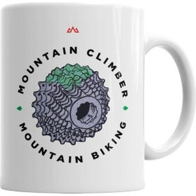 Baskı Dükkanı KB6426 Mountain Bike Mtb Mountain Climber Branca Porselen Kupa Bardak