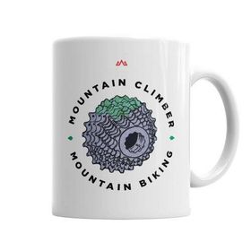 Baskı Dükkanı KB6426 Mountain Bike Mtb Mountain Climber Branca Porselen Kupa Bardak
