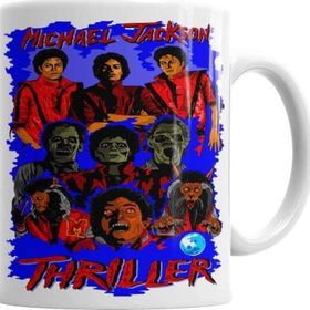 Baskı Dükkanı KB6439 Michael Jackson Thriller Porselen Kupa Bardak
