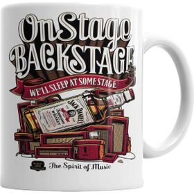 Baskı Dükkanı KB644 Jacck Daniels Backstage Porselen Kupa Bardak