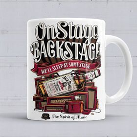 Baskı Dükkanı KB644 Jacck Daniels Backstage Porselen Kupa Bardak
