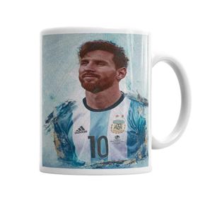 Baskı Dükkanı KB6452 Messi Argentina Porselen Kupa Bardak
