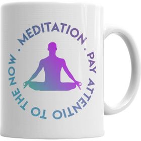 Baskı Dükkanı KB6460 Meditation Porselen Kupa Bardak