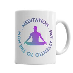 Baskı Dükkanı KB6460 Meditation Porselen Kupa Bardak