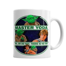 Baskı Dükkanı KB6467 Master Yoda Porselen Kupa Bardak