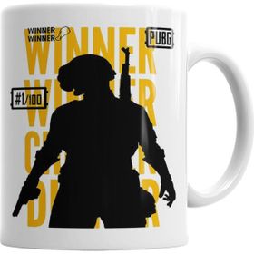 Baskı Dükkanı KB6468 Masculina Branca Pubg Porselen Kupa Bardak