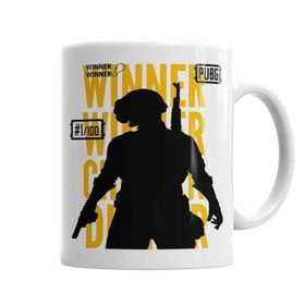 Baskı Dükkanı KB6468 Masculina Branca Pubg Porselen Kupa Bardak