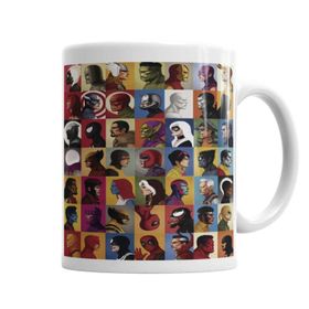 Baskı Dükkanı KB6473 Marvel Portrait Porselen Kupa Bardak