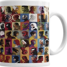 Baskı Dükkanı KB6473 Marvel Portrait Porselen Kupa Bardak