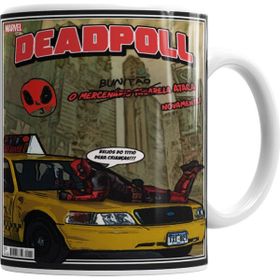 Baskı Dükkanı KB6476 Marvel Deadpoll O Mercenario Tagarela Porselen Kupa Bardak