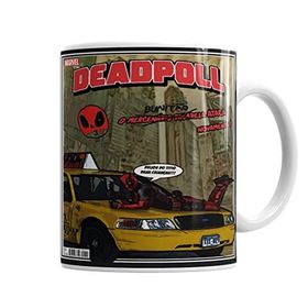 Baskı Dükkanı KB6476 Marvel Deadpoll O Mercenario Tagarela Porselen Kupa Bardak