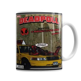 Baskı Dükkanı KB6476 Marvel Deadpoll O Mercenario Tagarela Porselen Kupa Bardak