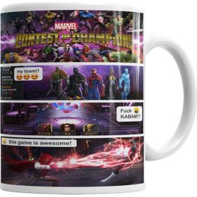Baskı Dükkanı KB6477 Marvel Contest Of Champions Roxx Ink Porselen Kupa Bardak