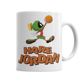 Baskı Dükkanı KB6479 Martian Basket Hare Jordan Porselen Kupa Bardak