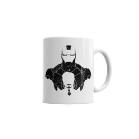 Baskı Dükkanı KB648 Ironman Shadow Porselen Kupa Bardak