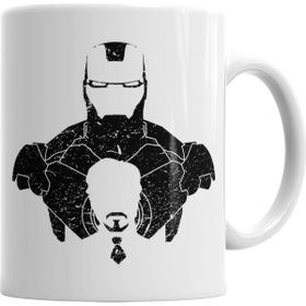 Baskı Dükkanı KB648 Ironman Shadow Porselen Kupa Bardak