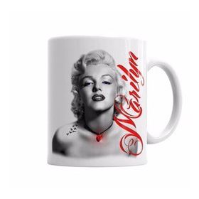 Baskı Dükkanı KB6481 Marilyn Porselen Kupa Bardak