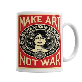 Baskı Dükkanı KB6487 Make Art Porselen Kupa Bardak