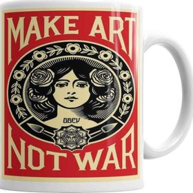 Baskı Dükkanı KB6487 Make Art Porselen Kupa Bardak
