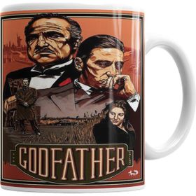Baskı Dükkanı KB6498 Madre God Father Porselen Kupa Bardak