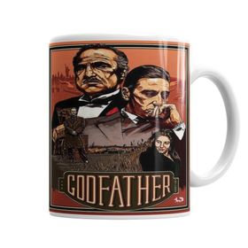 Baskı Dükkanı KB6498 Madre God Father Porselen Kupa Bardak